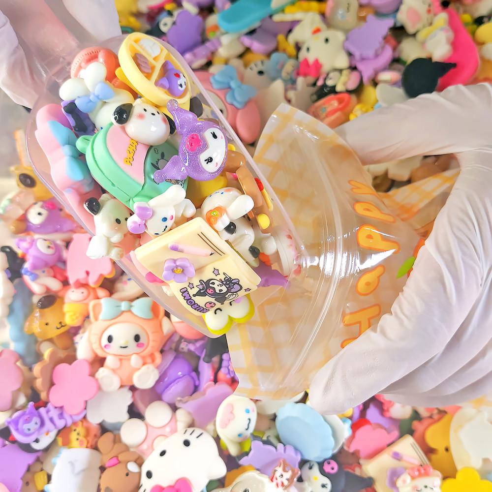 산리오 데코덴 파츠 탑꾸 재료 폰케이스 탑로더 꾸미기 스쿱마켓60개