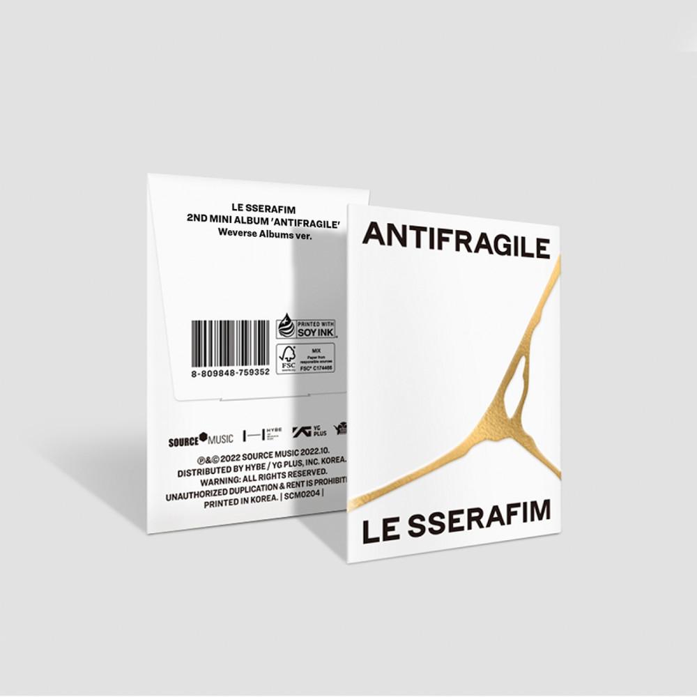 르세라핌 미니2집 앨범 안티프래질 위버스 안티프레질 LE SSERAFIM ANTIFRAGILE Weverse Album ver.