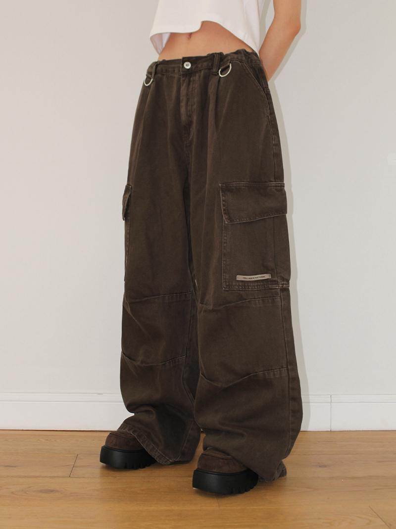 DEEP-DYED PARACHUTE PANTS (3color!)