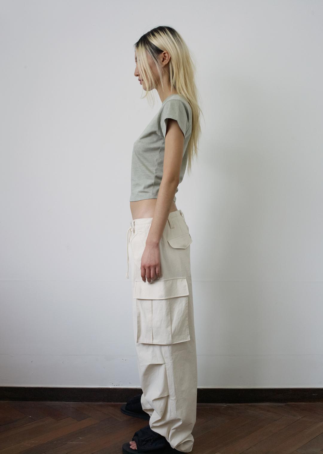 COTTON M-65 PANTS CREAM