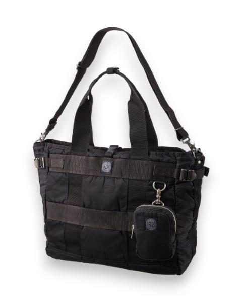 [PORTER CLASSIC] SUPER NYLON TOTE BAG (BLACK)