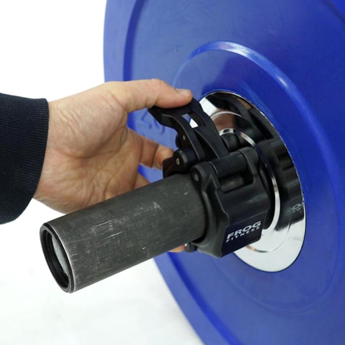 더락조 블랙 I 마구리 원판바벨 바벨봉고정