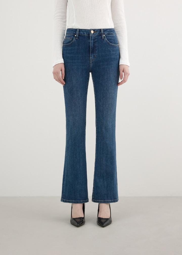 여성 D톤 슬림 부츠컷_DARK BLUE | 게스코리아