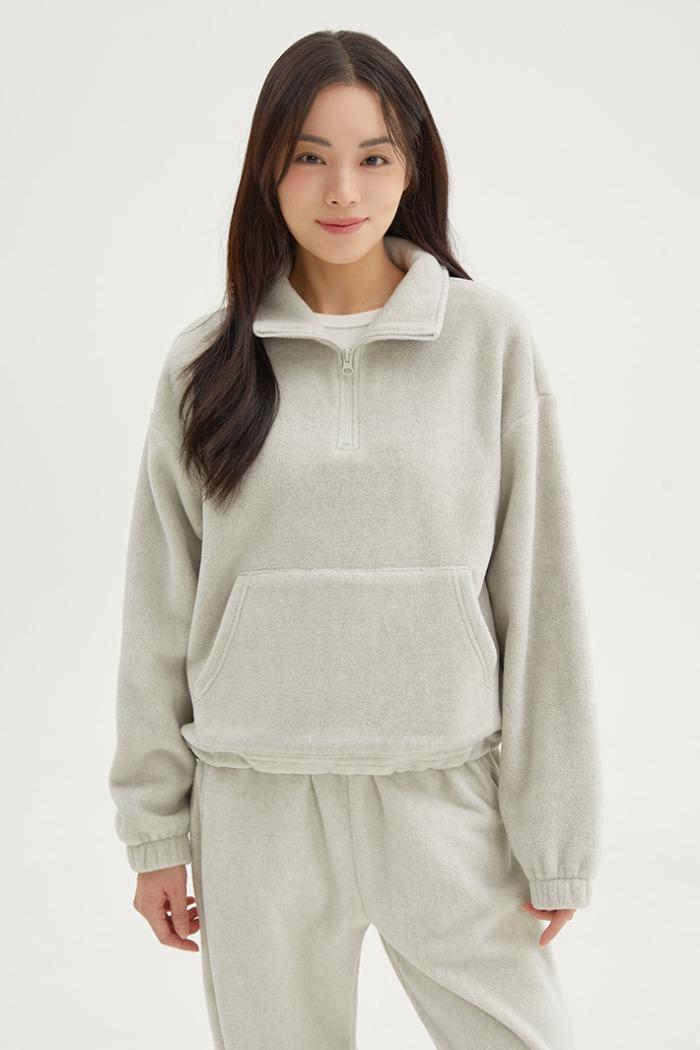 여성 플리스 하프 집업_SPFZF4TG20