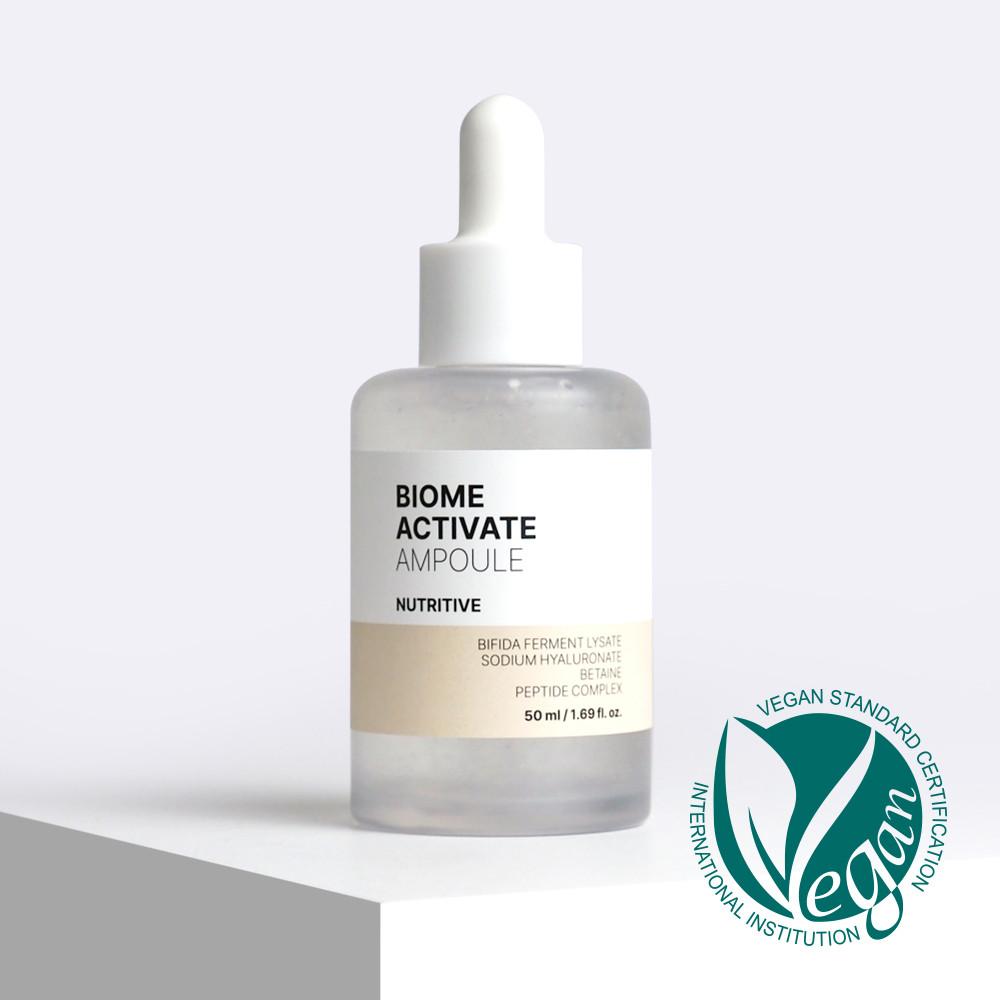 바이옴 액티베이트 뉴트리티브 앰플 (50ml)/복합영양,피부탄력,겉,속보습,피부장벽강화/프로바이오틱스,저분자 히알루론산,펩타이드 함유