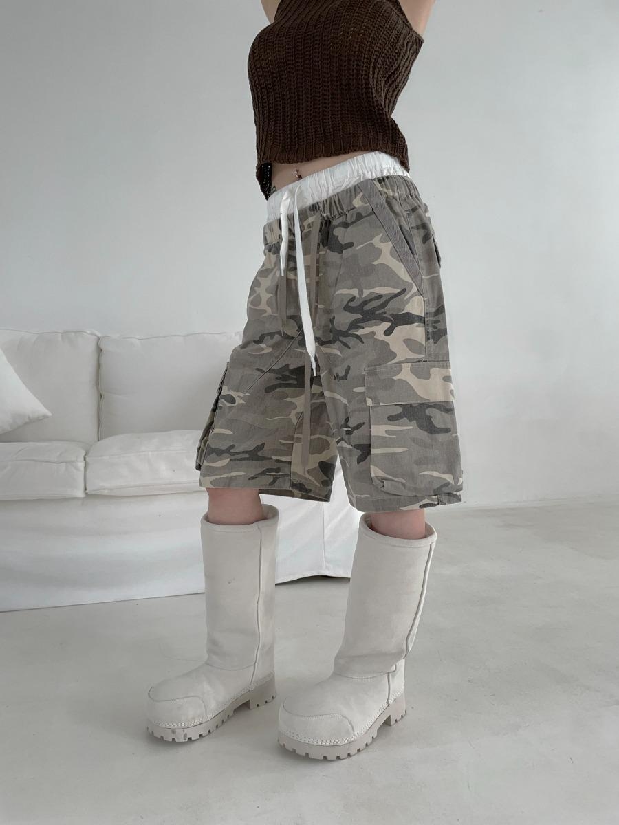 girly camo bermuda pt