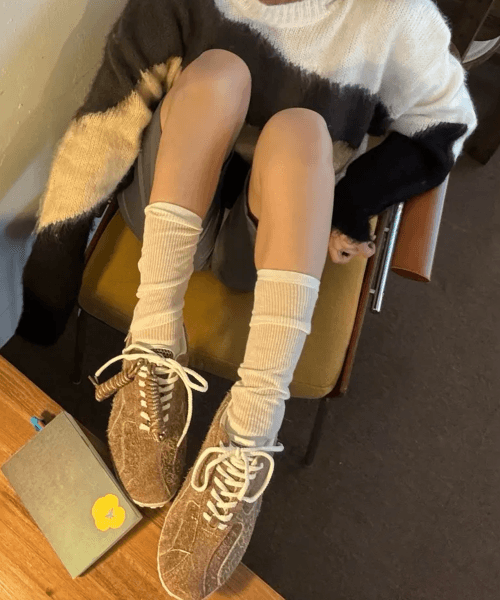 스파이더 팝 스니커즈 베이지