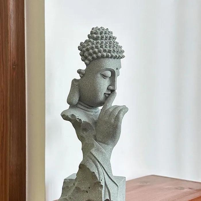 오후반차 고요한 부처상 미니 불상 불교상 아미타불 비로자나불 약사여래불