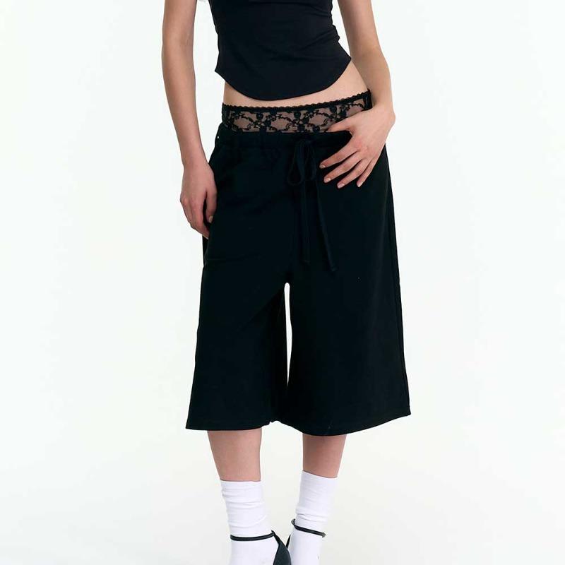 BELLA BERMUDA PANTS (BLACK)