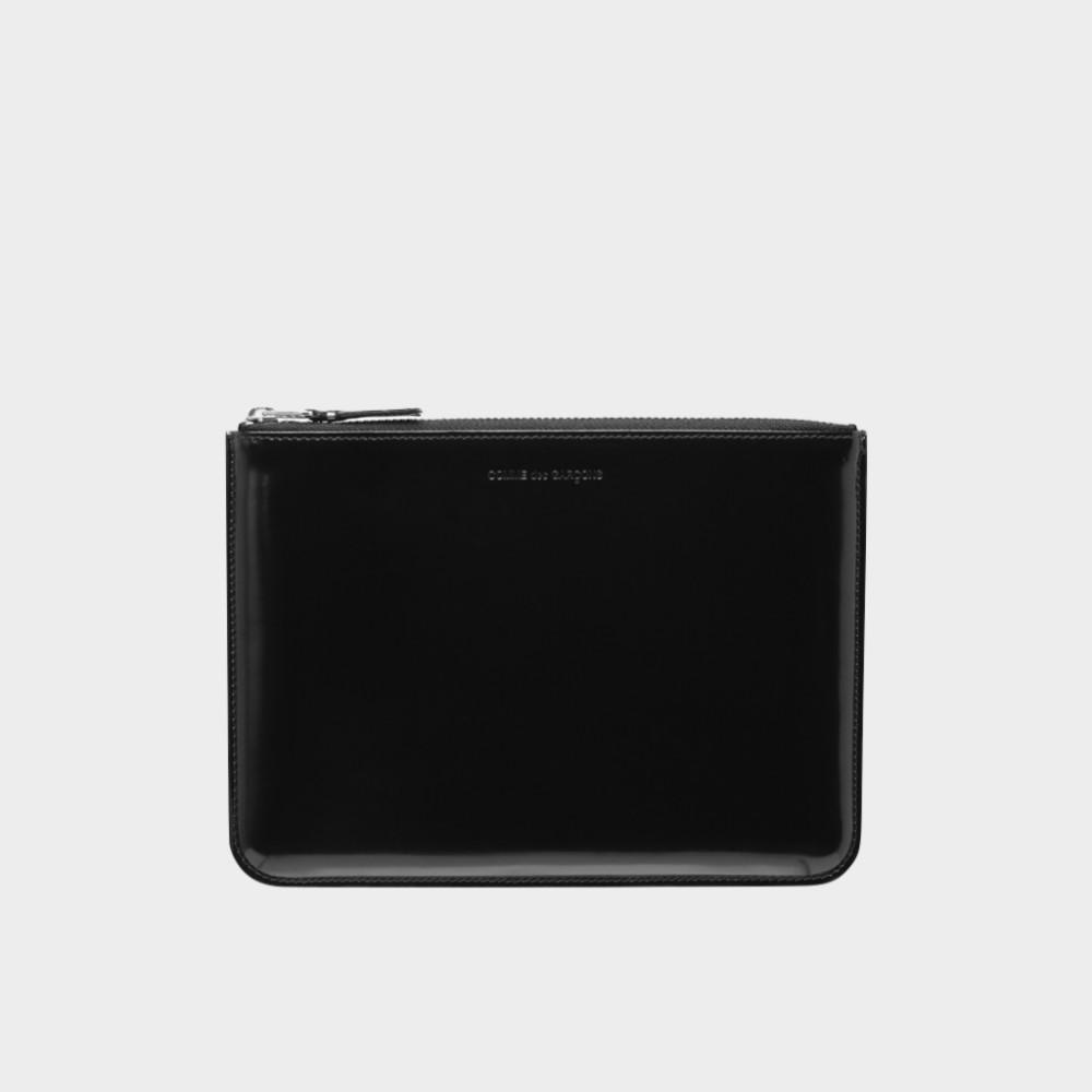 꼼데가르송 월렛 - 미러 인사이드 클러치 블랙/실버 SA5100MI