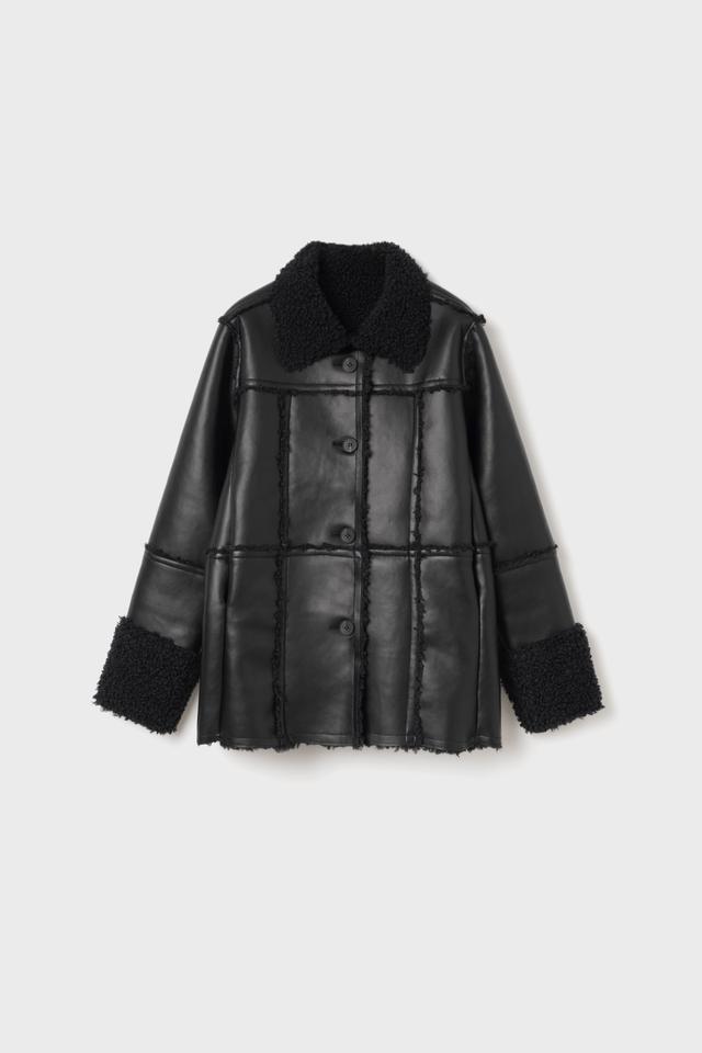 HAIRY REVERSIBLE MUSTANG (BLACK)