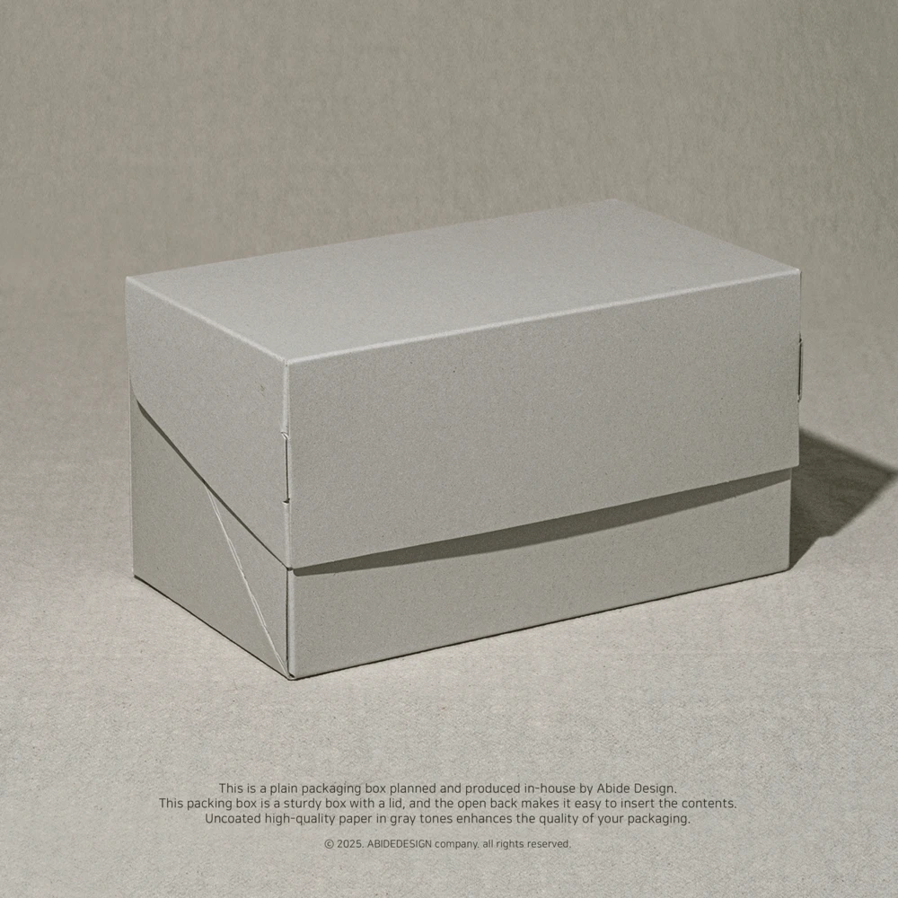 M01 무지 친환경 그레이 파운드상자