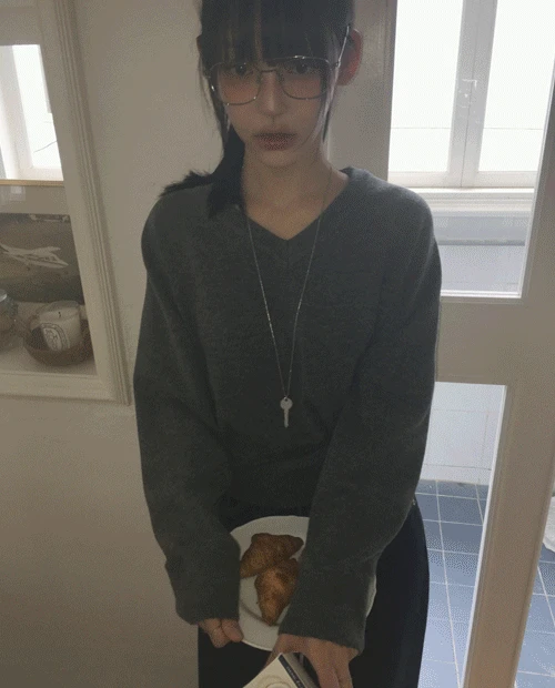 호퍼 V넥 울 니트 ( 5color )