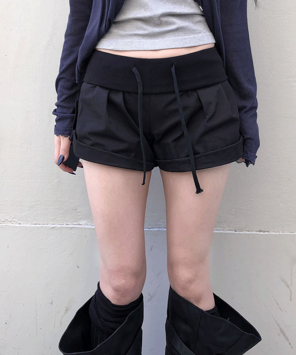 Double Roll-Up Shorts