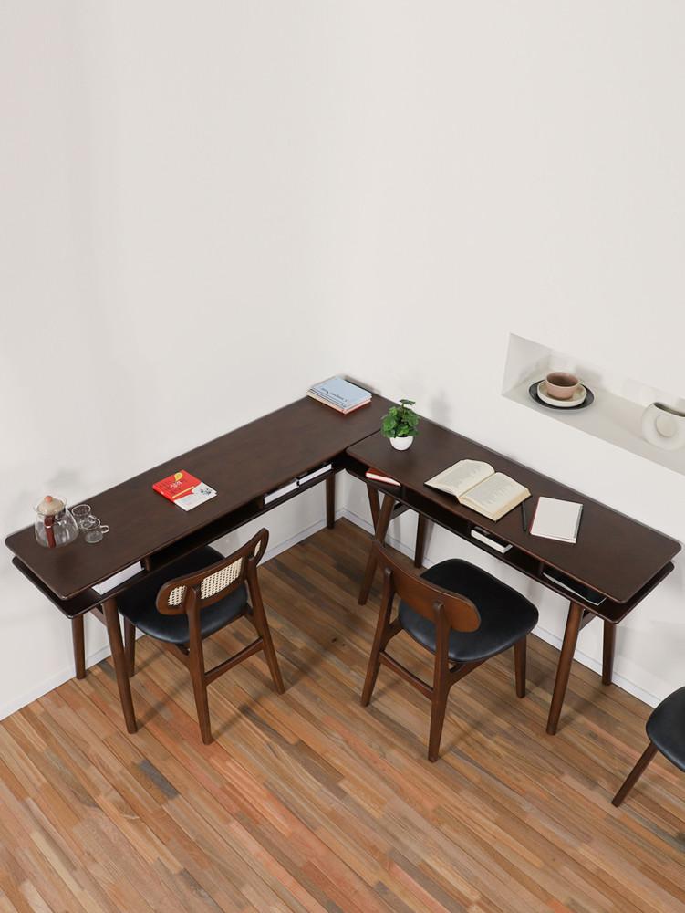 라움에스알 베니스 엔틱 원목책상 원목테이블 아일랜드식탁