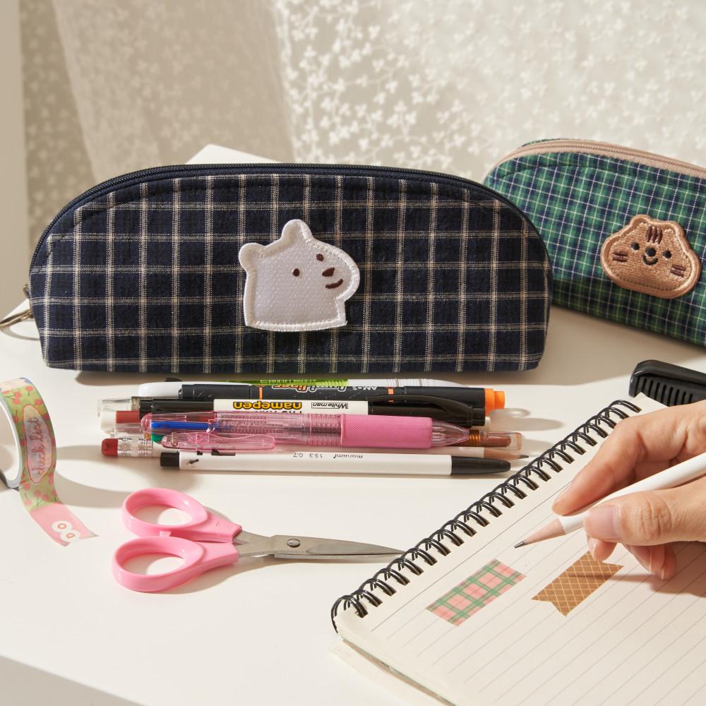 촘촘 빈티지 삼각 필통