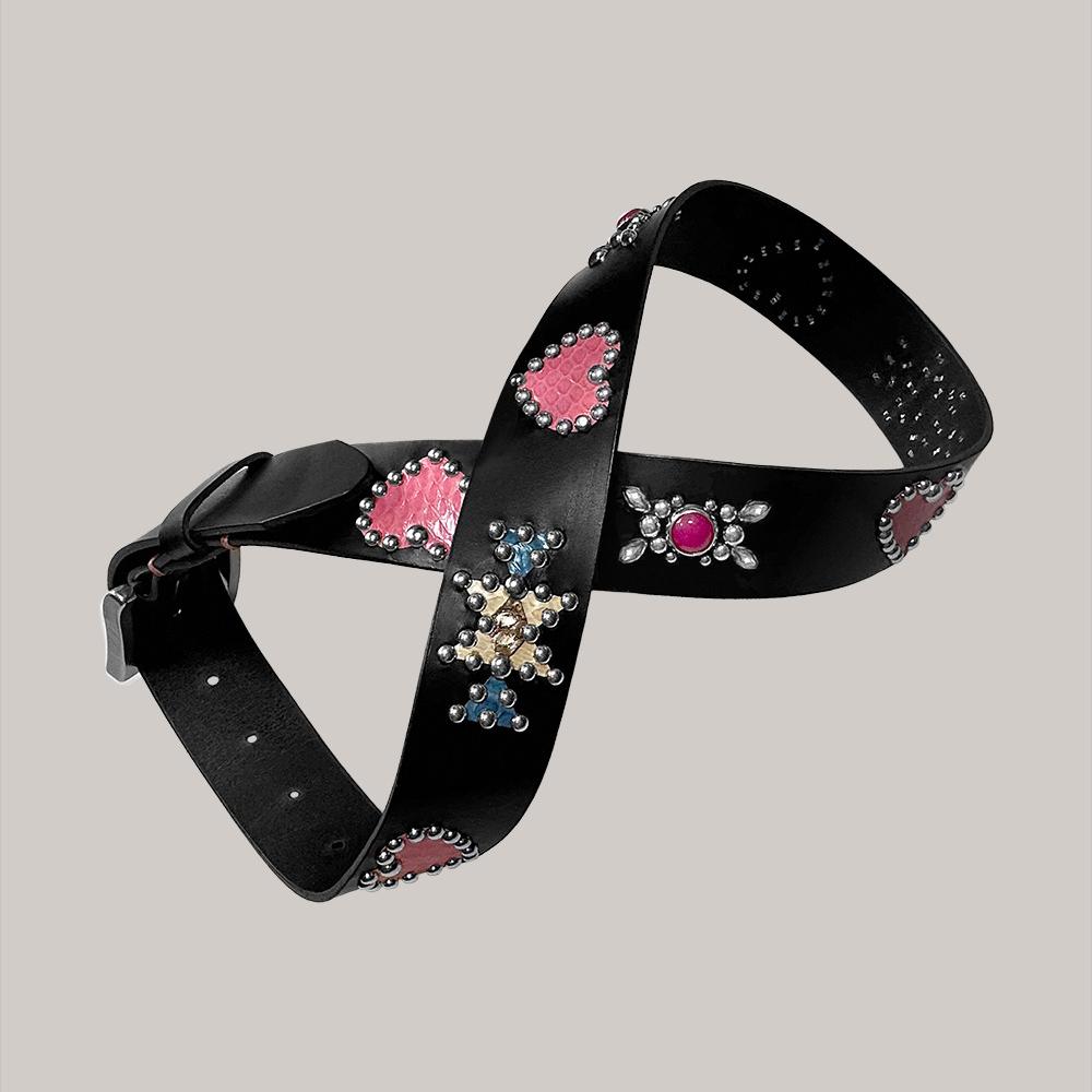 더트냅 | Heart Navajo Leather Belt