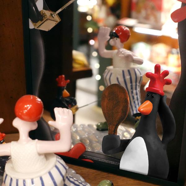 [PRESENTMOMENT ONLY]🐧WALLACE & GROMIT MIRROR(McGraw type)🪞🔫