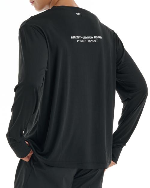 Men’s We Run Long Sleeve Black
