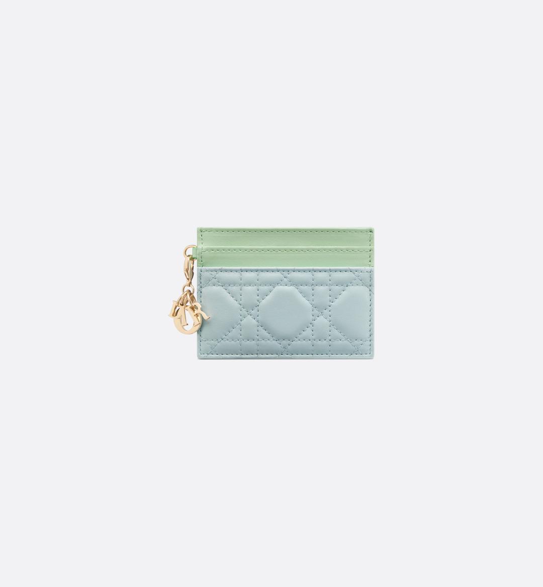 Lady Dior Freesia 카드 지갑