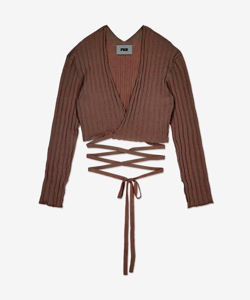 호요 가디건 - 체스트넛 / SS23PA08HCHESTNUT