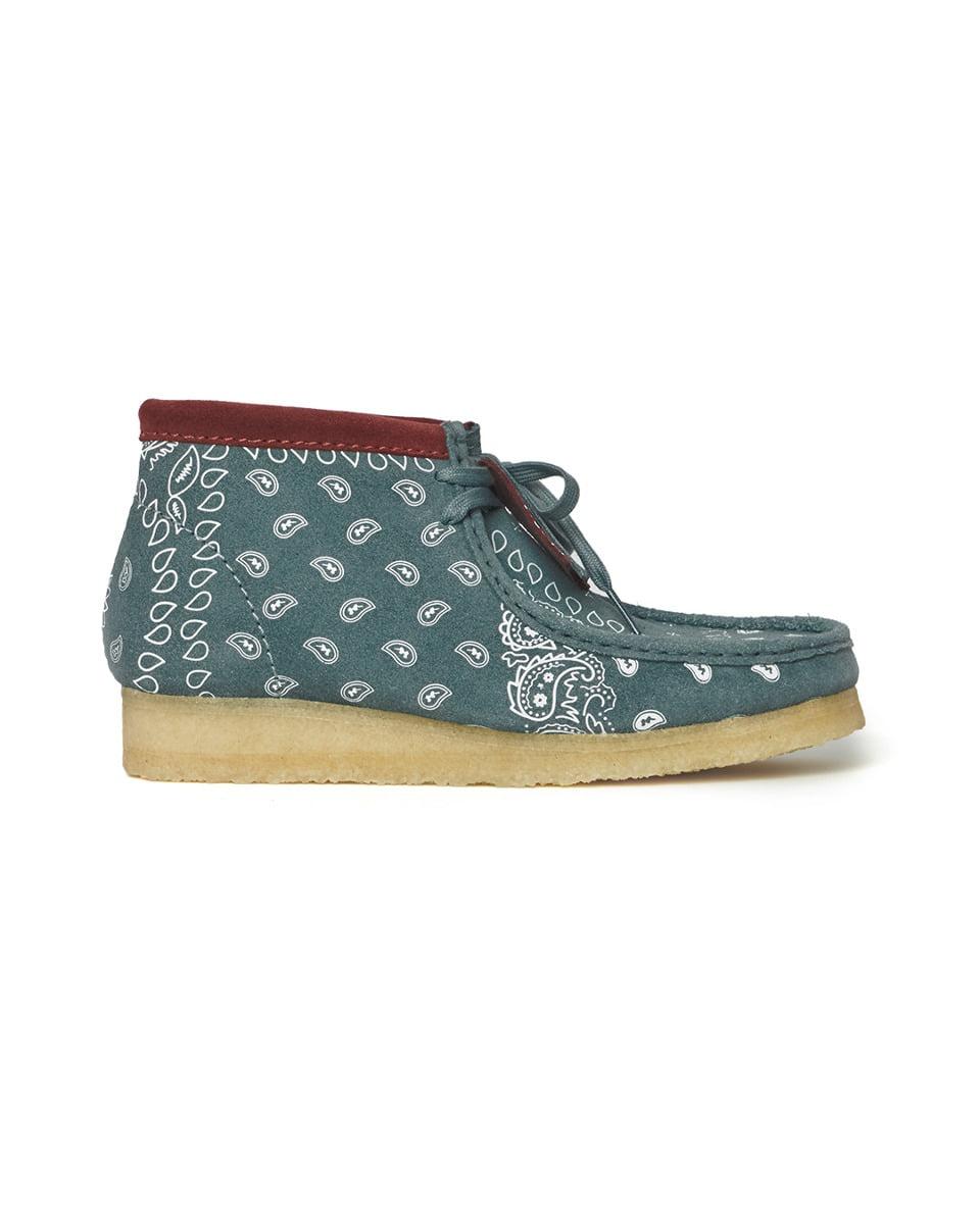 WALLABEE BOOT / GREEN PAISLEY