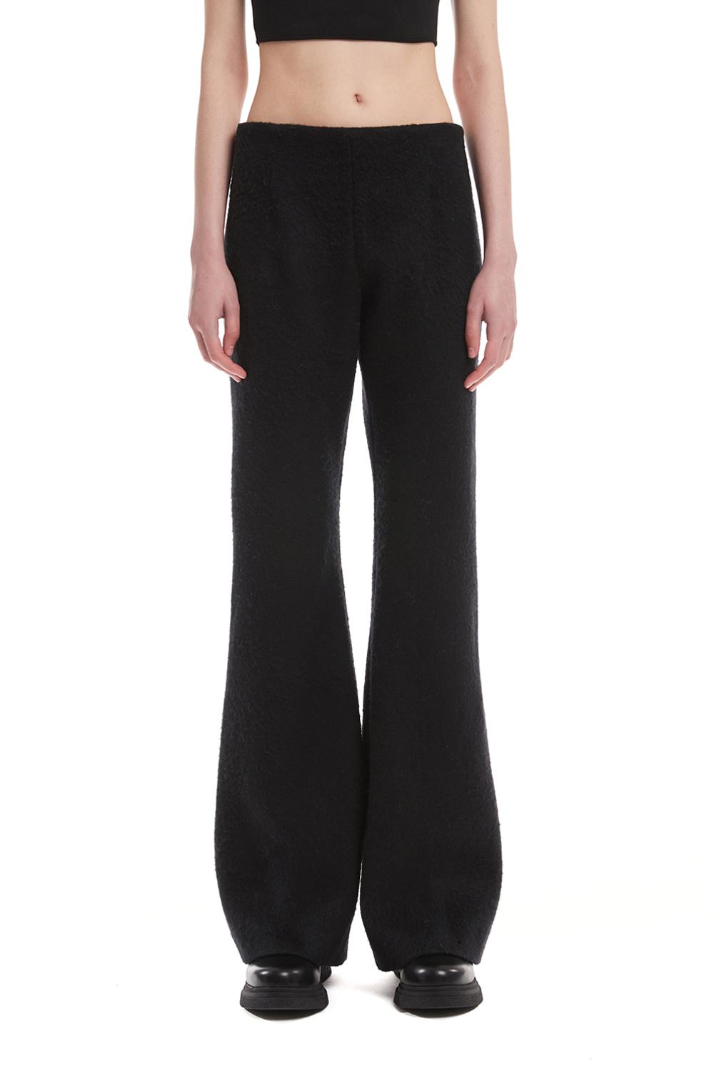 Black Brushed Pants