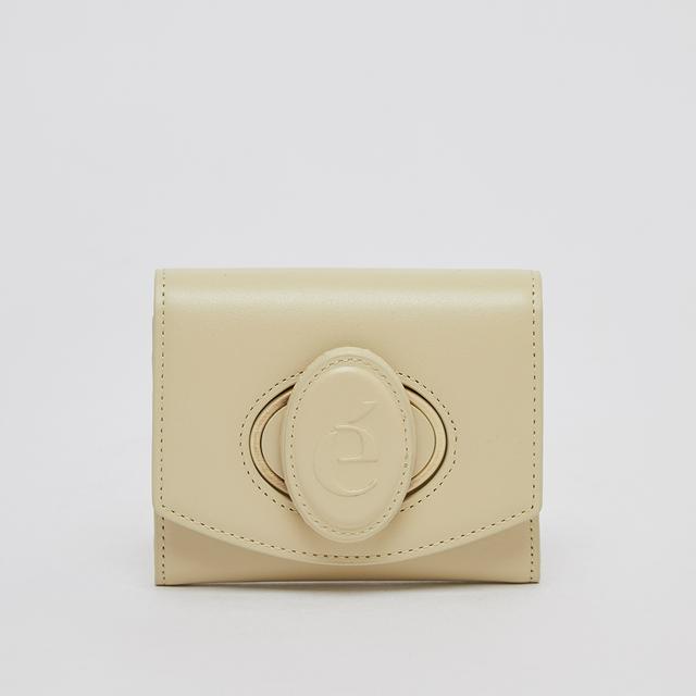 Oval wallet(Butter)