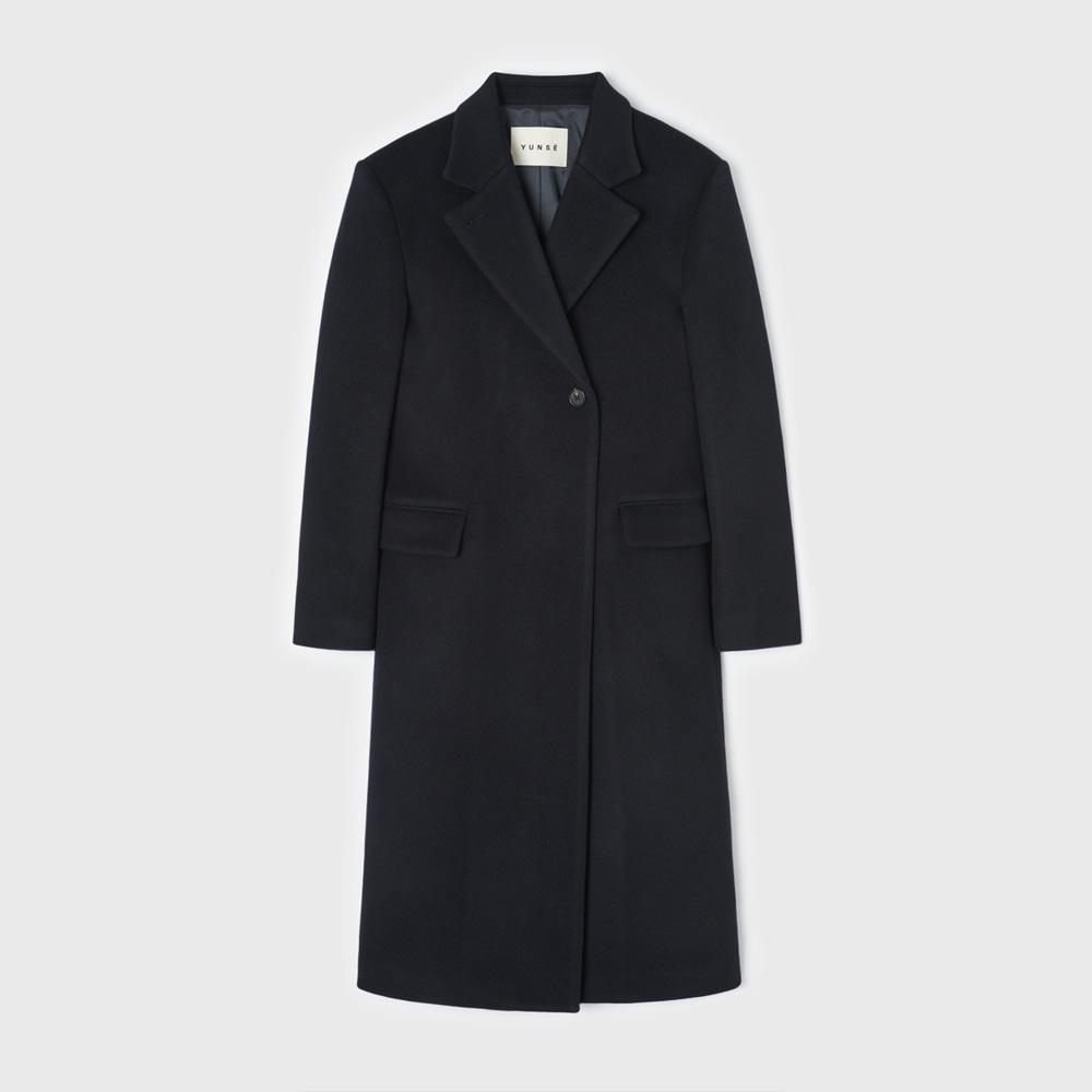 Tanya Half Double Coat (Dark Navy)