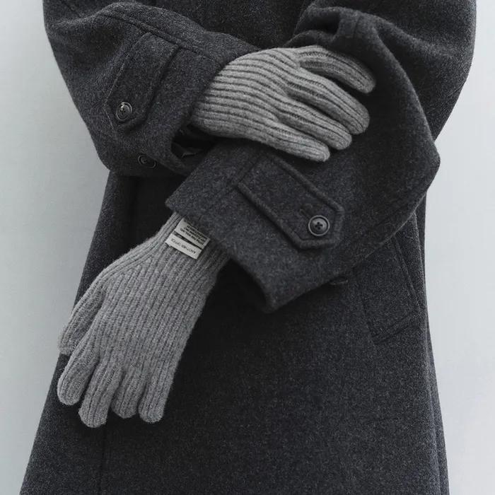 Layer Wool Gloves (Heather gray)