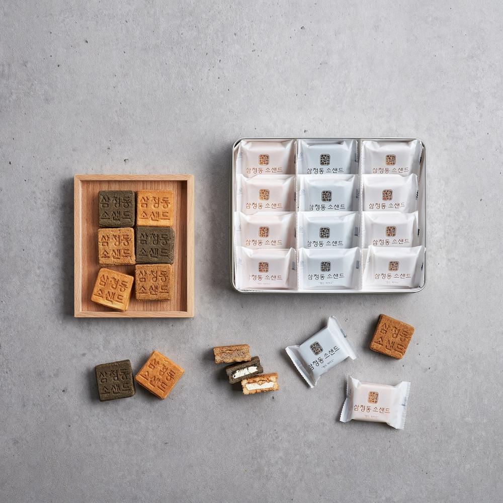 삼청동 소샌드 혼합세트Ⅰ(수제 버터 샌드 쿠키 맛집 대량주문 과자 선물 세트) [원산지:국산]