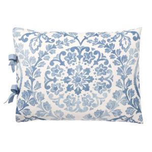 아나 메달리온 베개커버_스탠다드（블루）