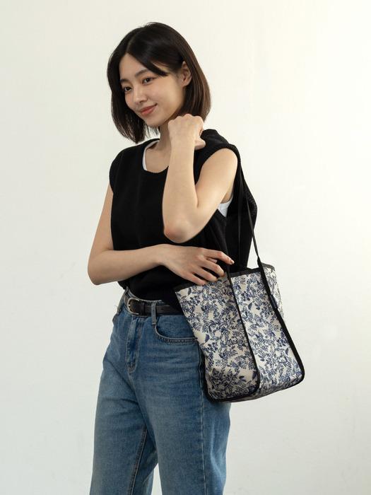 플라워 레오파드 에코백 쇼퍼백 V2