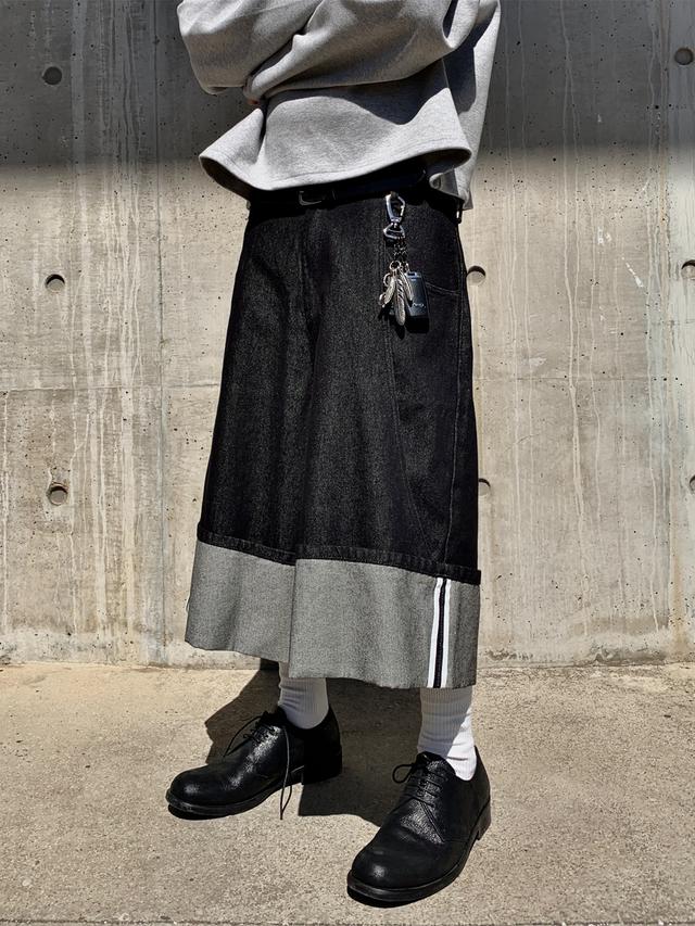 Roll-up Maxi Bermuda Selvage Denim (2color)