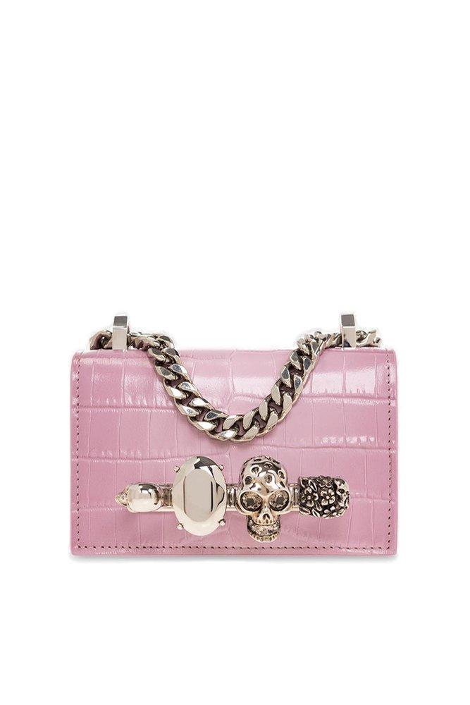 Alexander McQueen Jewelled Satchel Micro Shoulder Bag