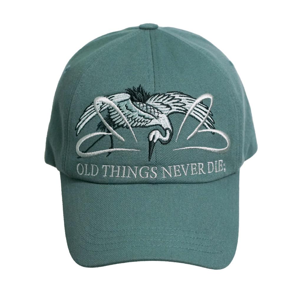 CRANE KNOT CAP_JADE GREEN