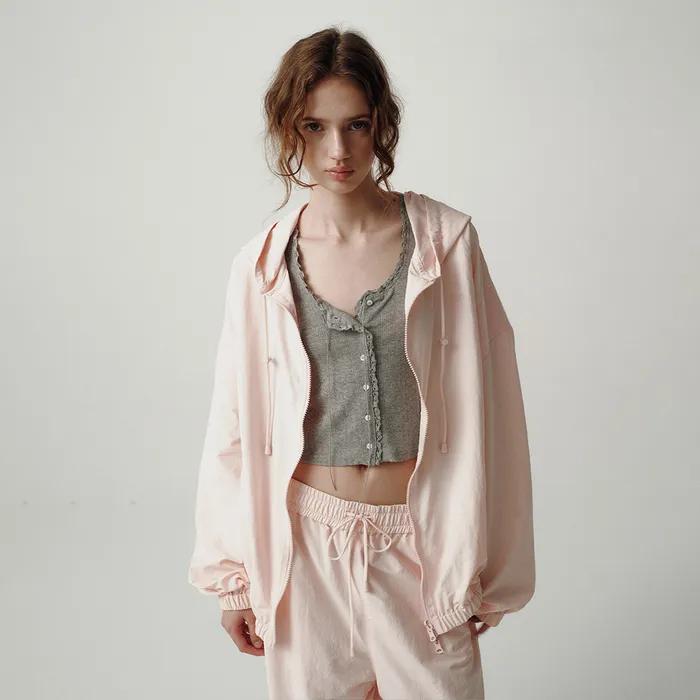 Snuggle Hooded Jacket_Pink