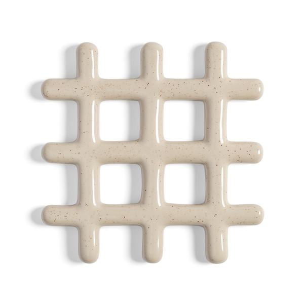 TRIVET GRID SPECKLE