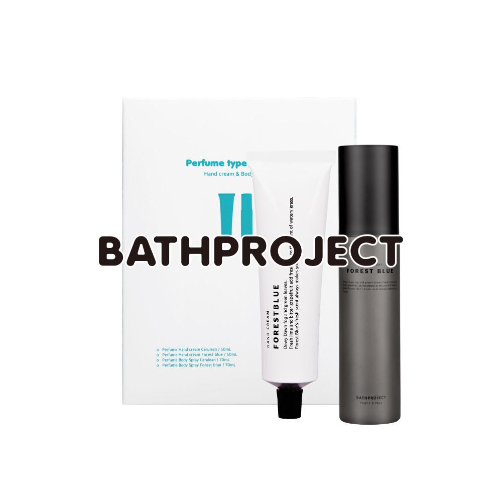 배쓰프로젝트 퍼퓸 타입 기프트 박스 포레스트블루