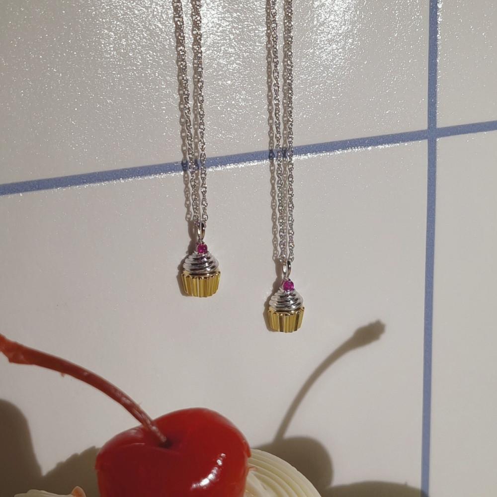 cupcake necklace 컵케이크 목걸이