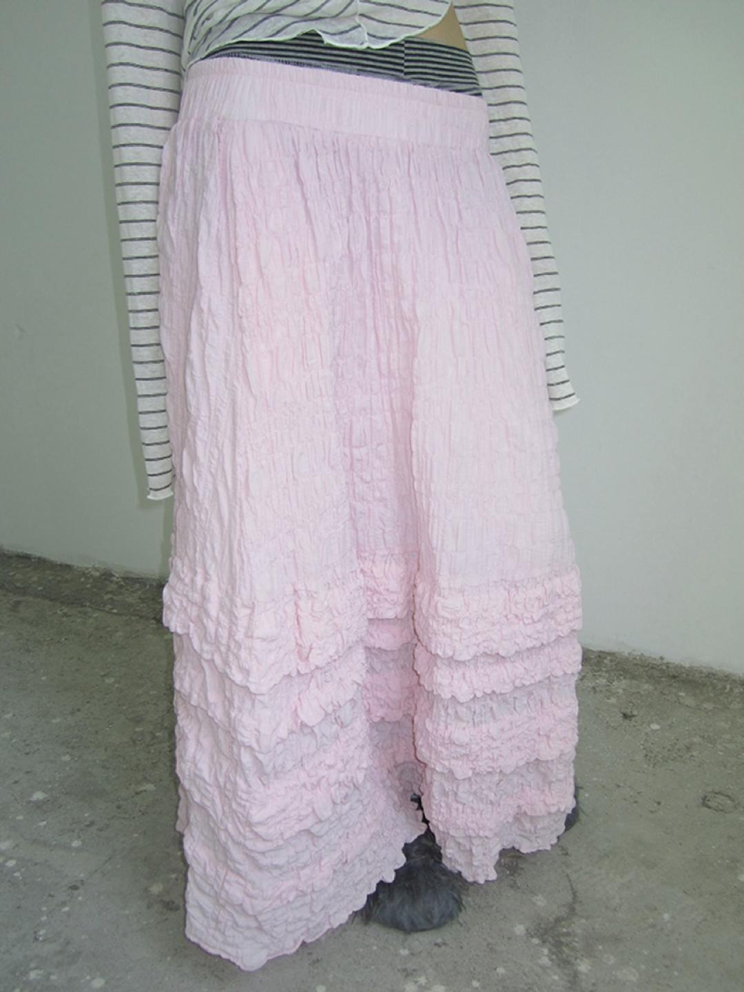 3months Pink Lace Frill Skirt