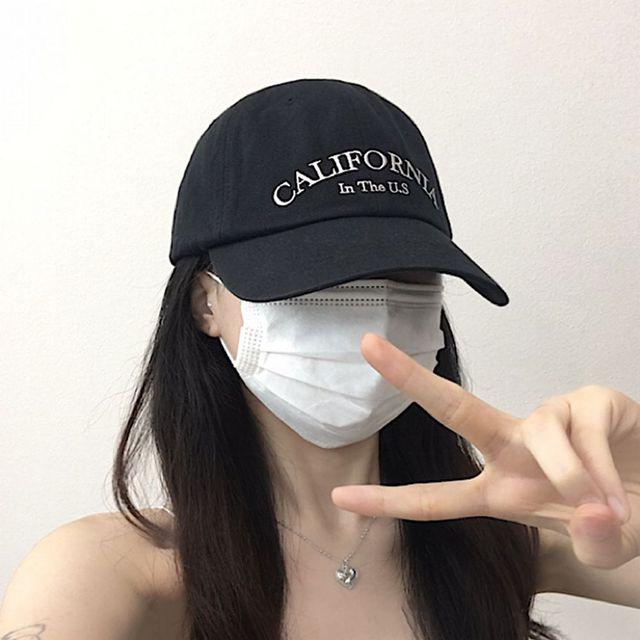 [1+1할인/당일출고] US 캘리포니아 로고 볼캡 - 커플 레터링 남녀공용 소두핏 대두커버 봄 여름 가을 신상 빅사이즈 스우파