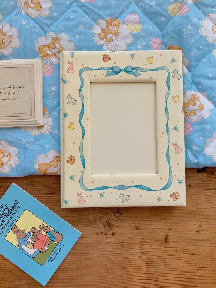 [중고]빈티지앨범 베이지액자 앨범 빈티지인테리어