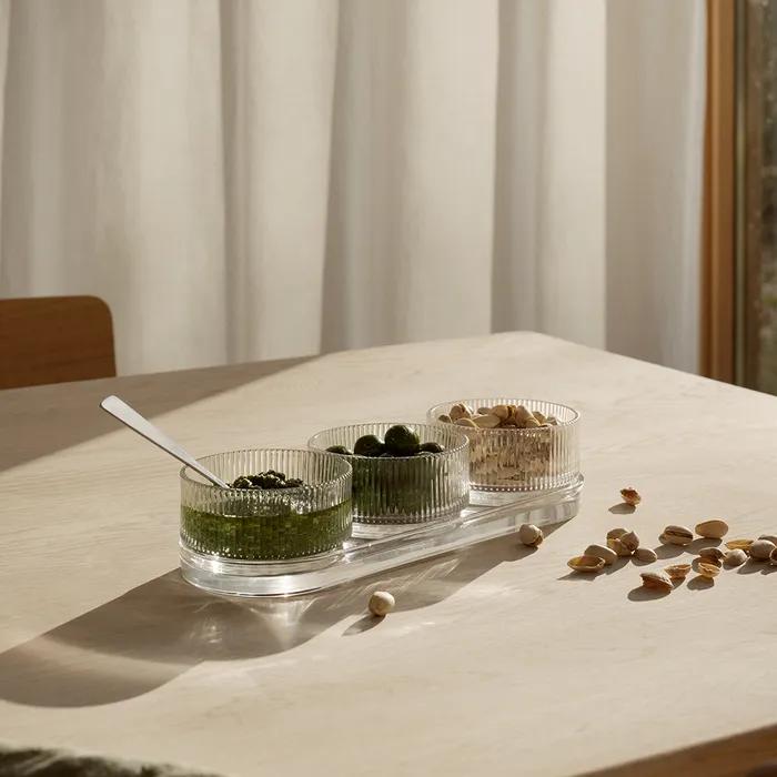 Pilastro tapas set clear 필라스트로 타파스 플레이트 세트