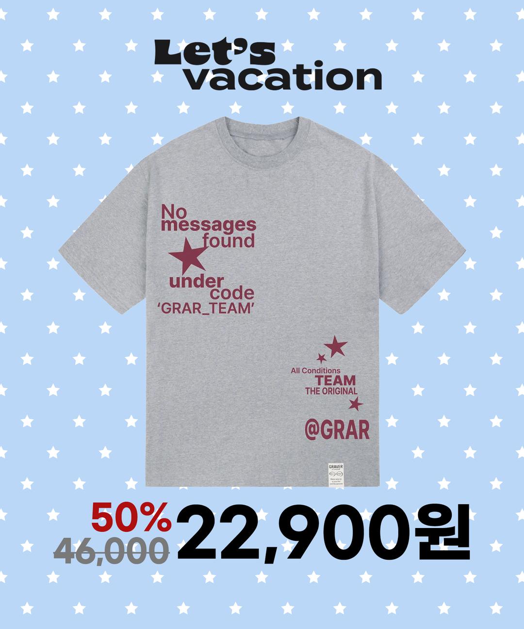 [SUMMER]NO MESSAGE 반팔티_3color