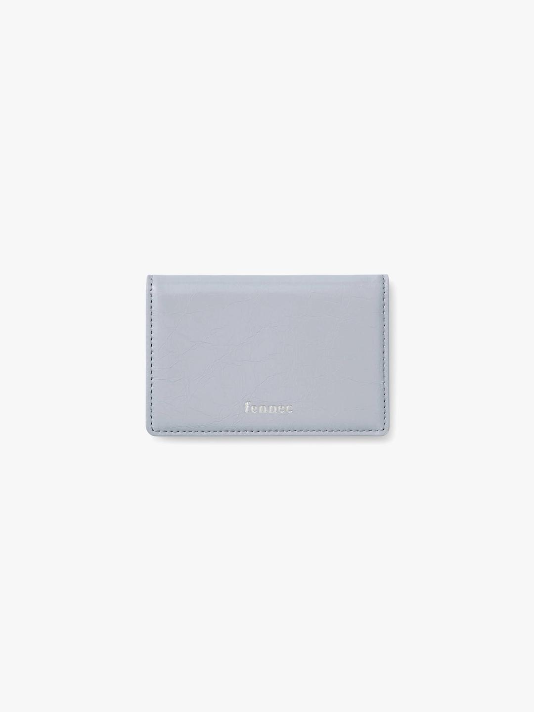 CRINKLE SOFT CARD CASE - MISTY LAVENDER