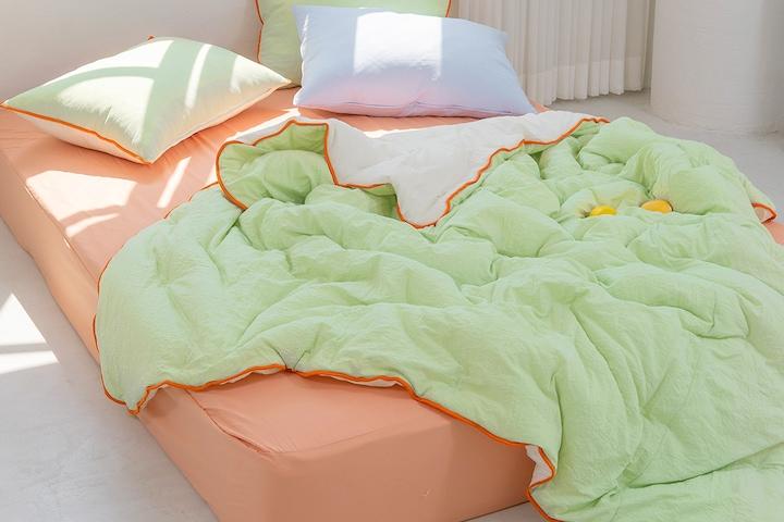 [단독]말캉! 마시멜로우 워싱 옥수수솜간절기 이불베개세트 2size 8colors