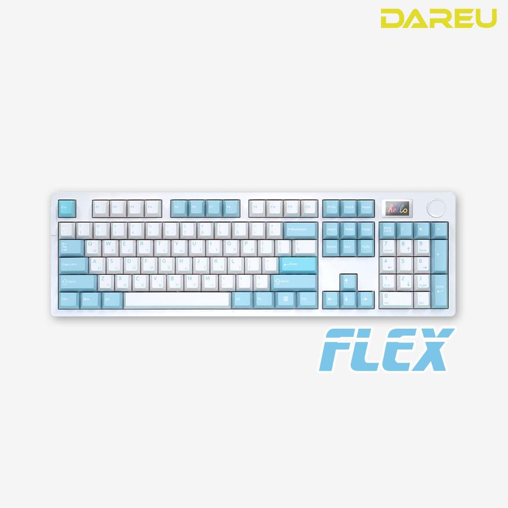 [2/26 출시] 다얼유 A104PRO FLEX 유 무선 기계식 키보드 저소음머스타드축