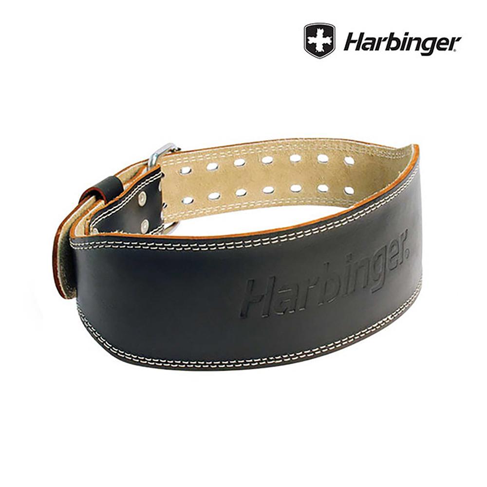 하빈져 가죽 허리보호대 리프팅 헬스 레더 벨트 데드리프트 스쿼트 역도 웨이트트레이닝 4인치