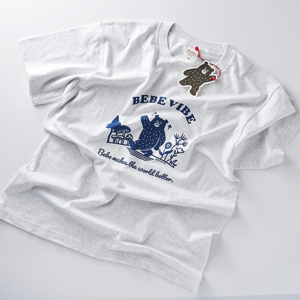 [베어베터] 베베 그래픽 그레이 티셔츠